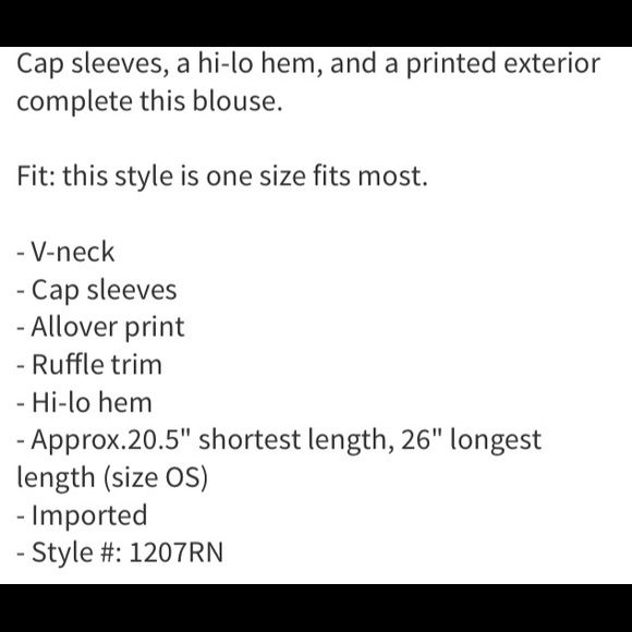 New w/tags Muche et Muchette blouse One Size - Picture 4 of 6